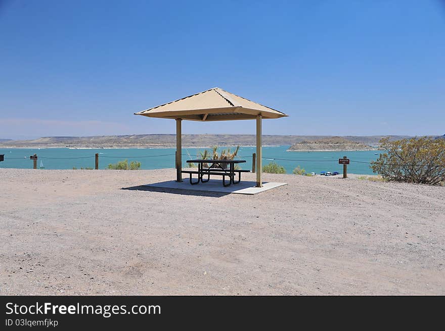 The Elephant Lake in New Mexico. The Elephant Lake in New Mexico