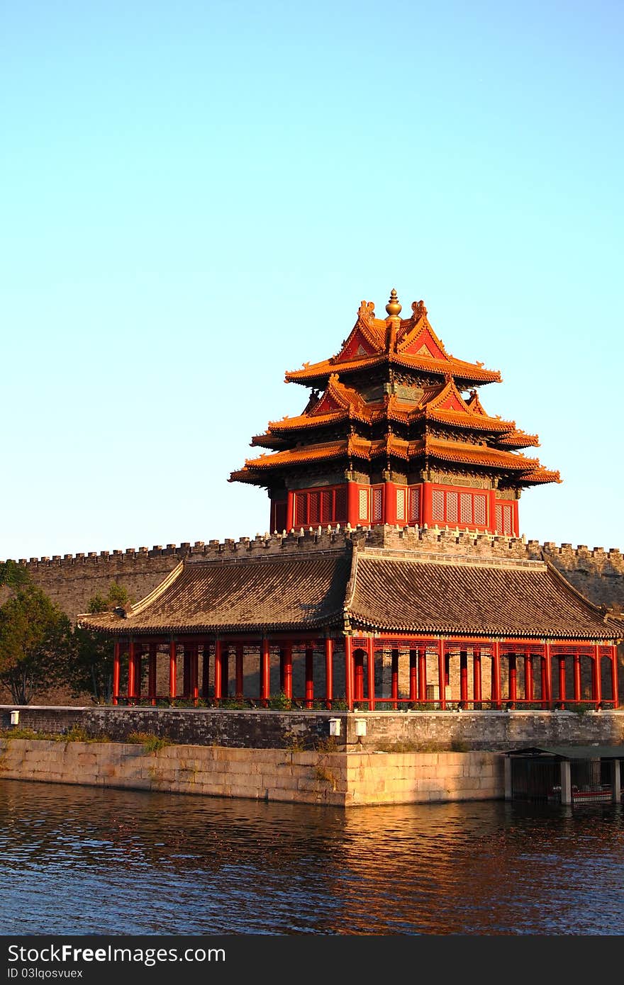 The Forbidden City in China,the Imperial Palace.