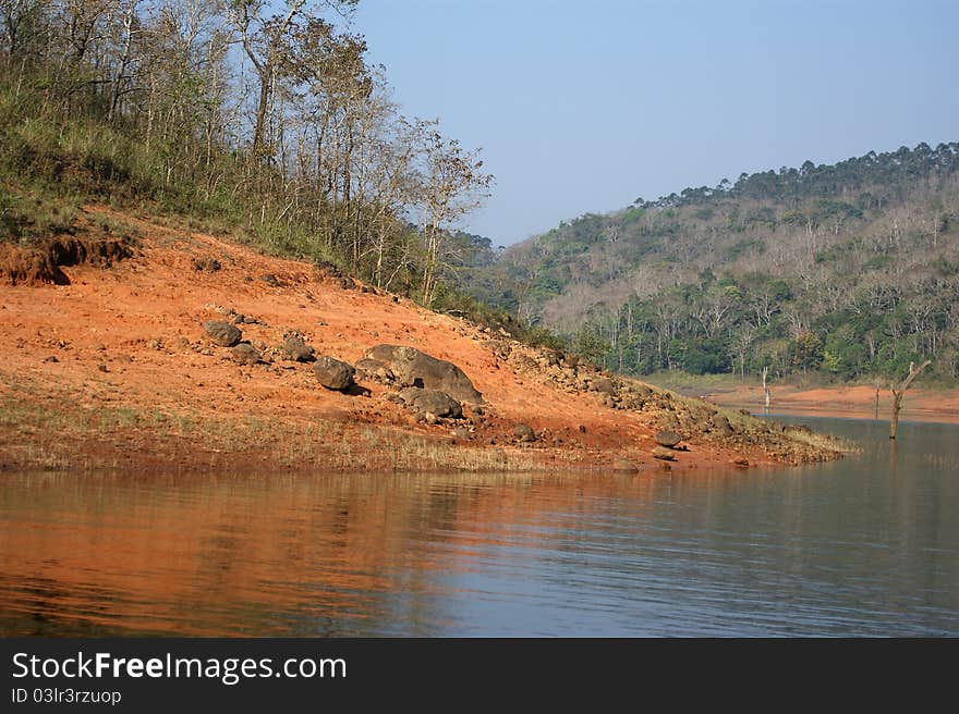 Lake, Periyar National Park