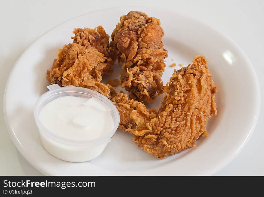 Fast food - Hot chicken wings