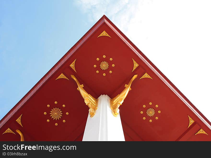 Wat Dhammongkol temple, Bangkok, Thailand.