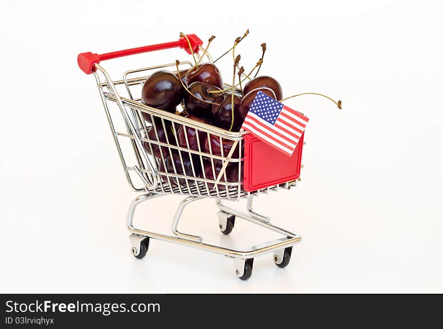 Cherry in a cart