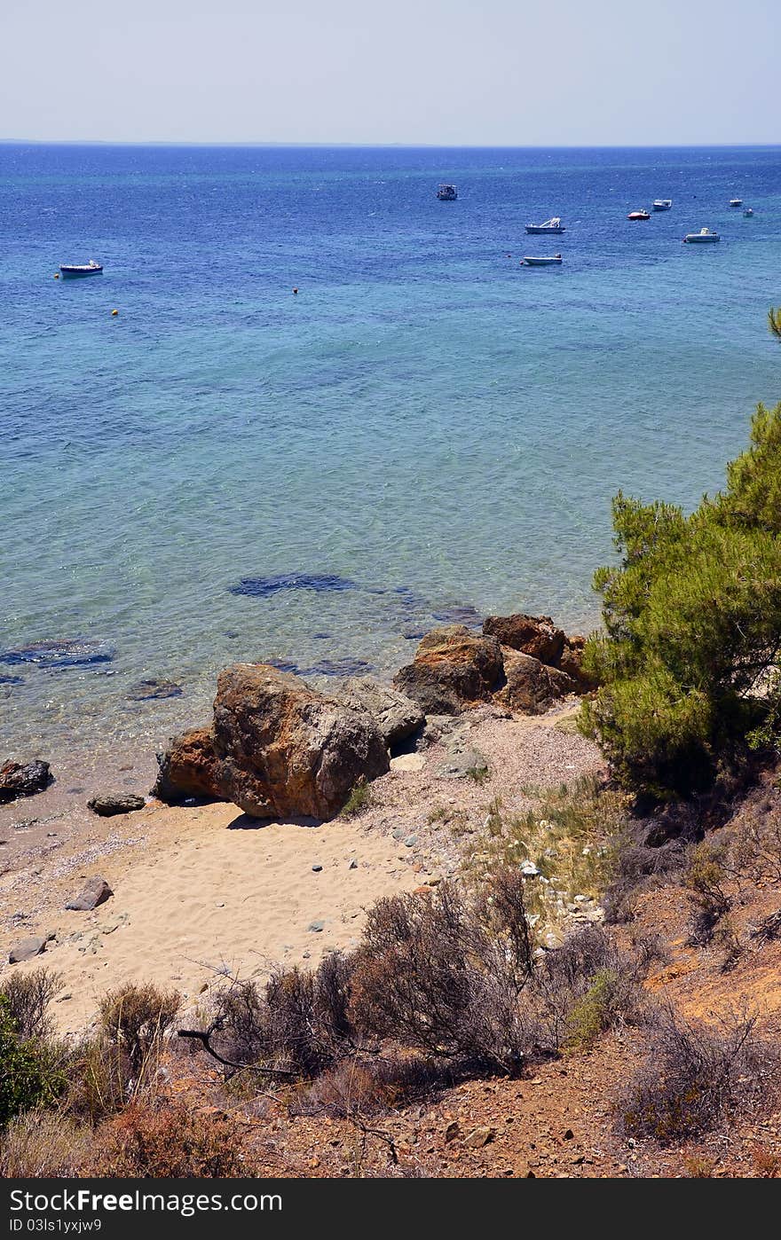 Halkidiki boats