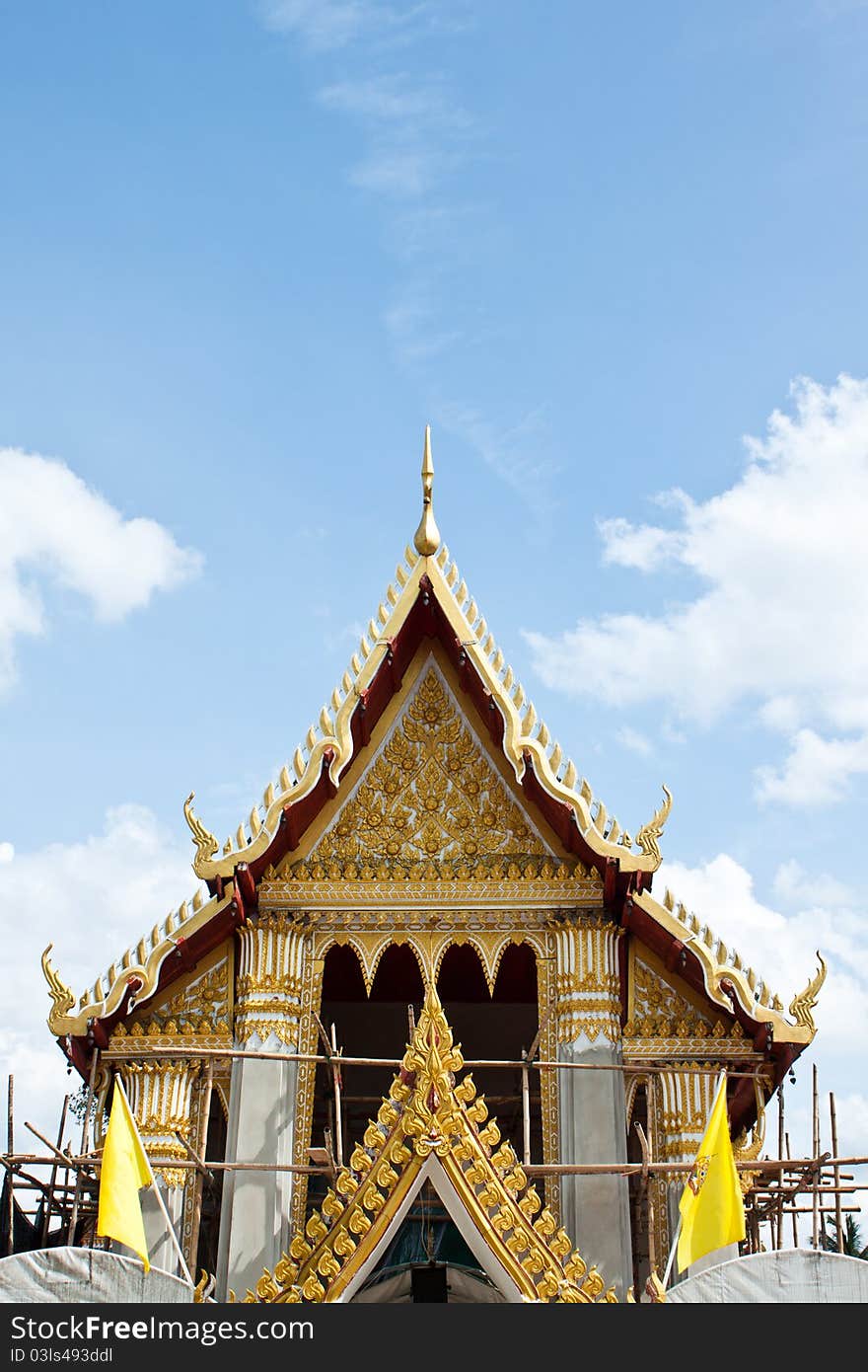 A beautiful pagoda in thailand