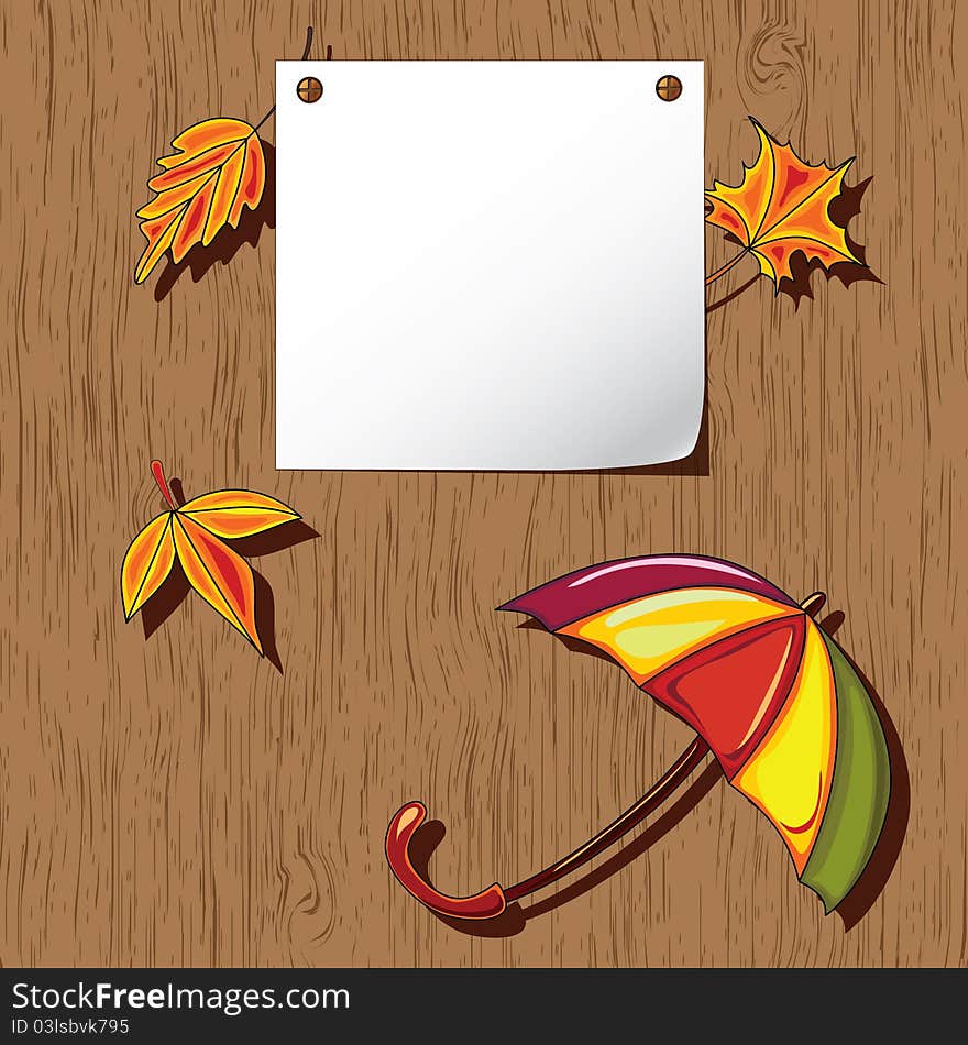 Autumn background. Thanksgiving card