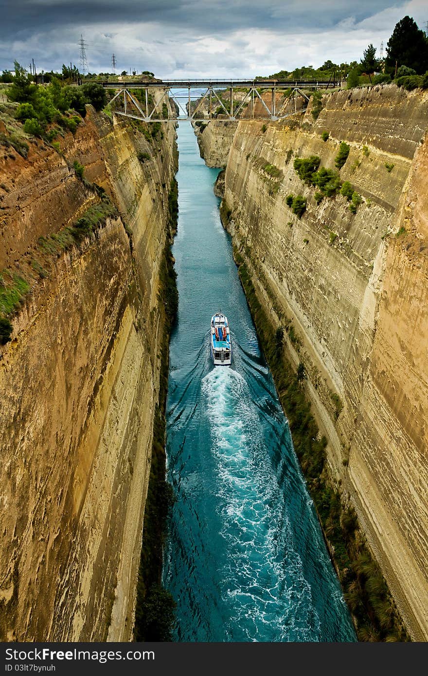 Isthmos of Korinthos / Greece