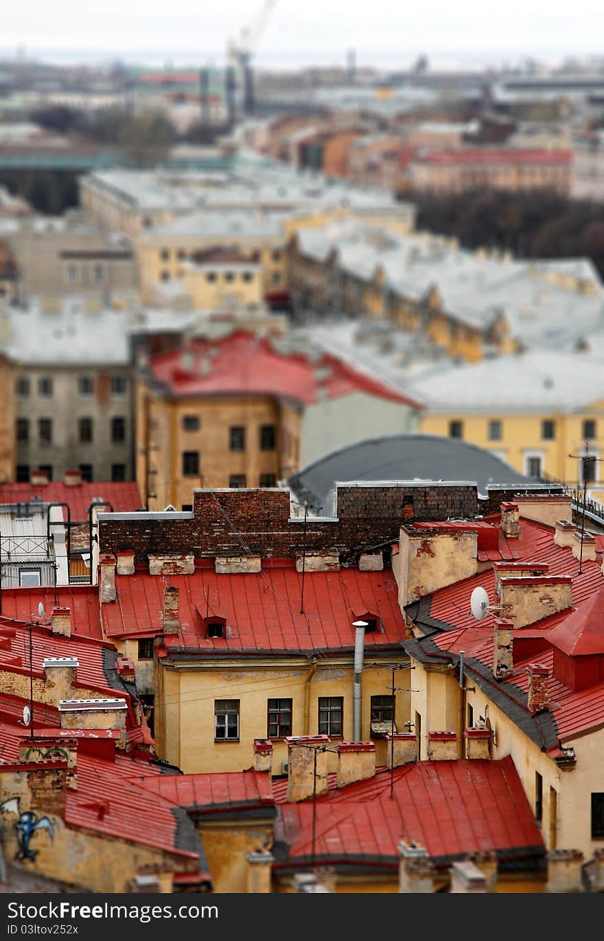 Yard-well in Saint Petersburg (Russia)