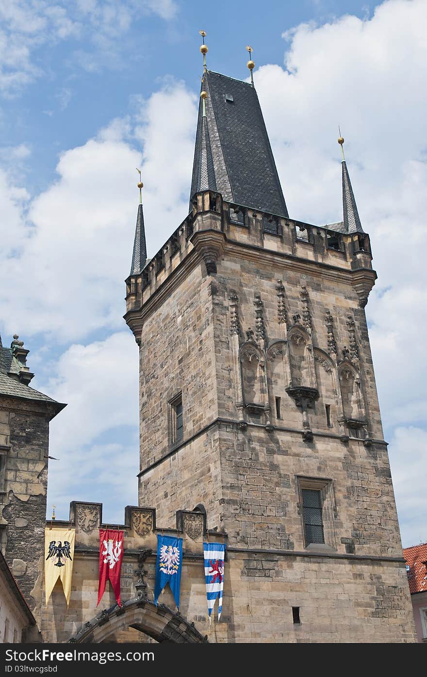 Mala Strana Bridge Tower at Charles Bridge