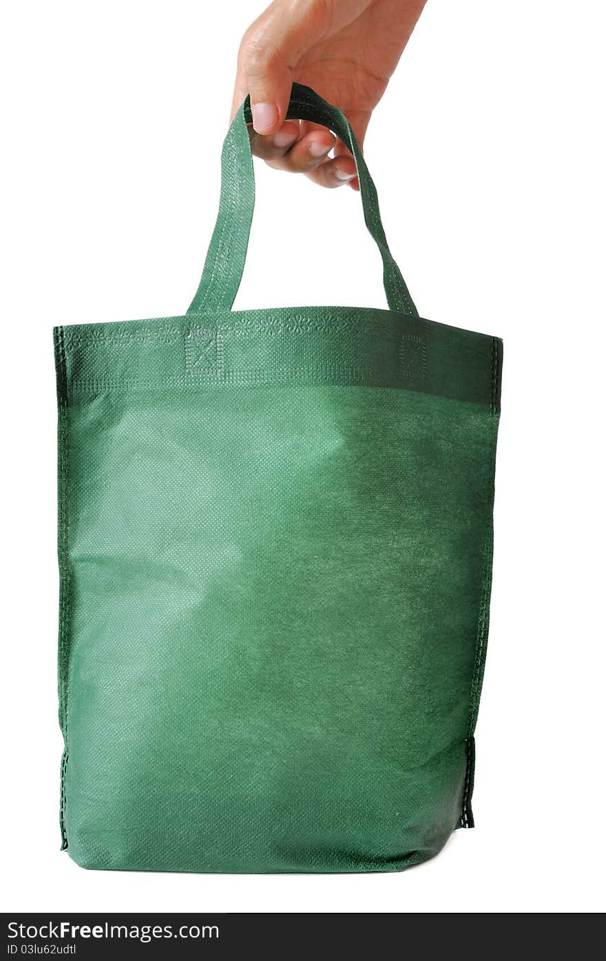 Green shopping bag