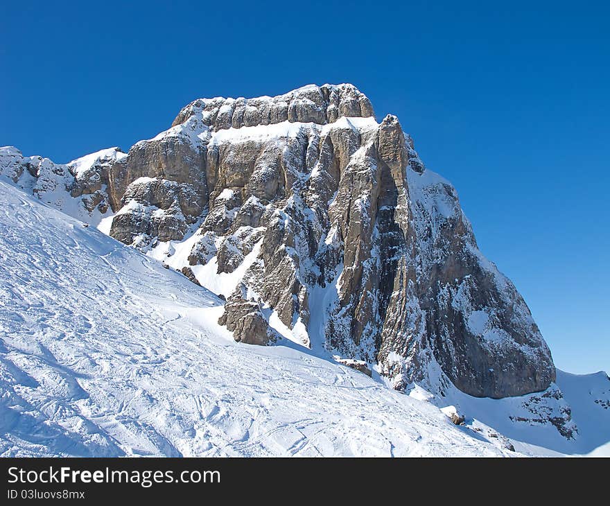 Winter In Alps