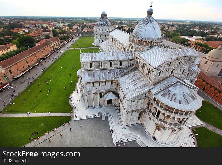 Cathedral square in Pisa, Italy