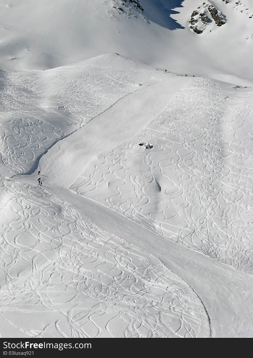 Winter In Alps