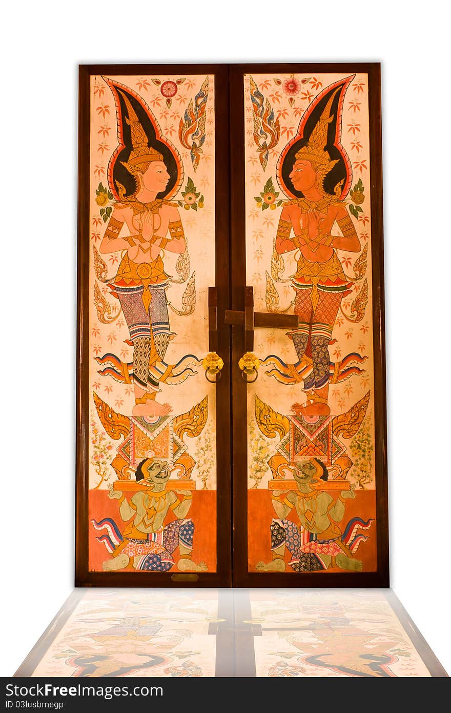 Thai Temple Doors.