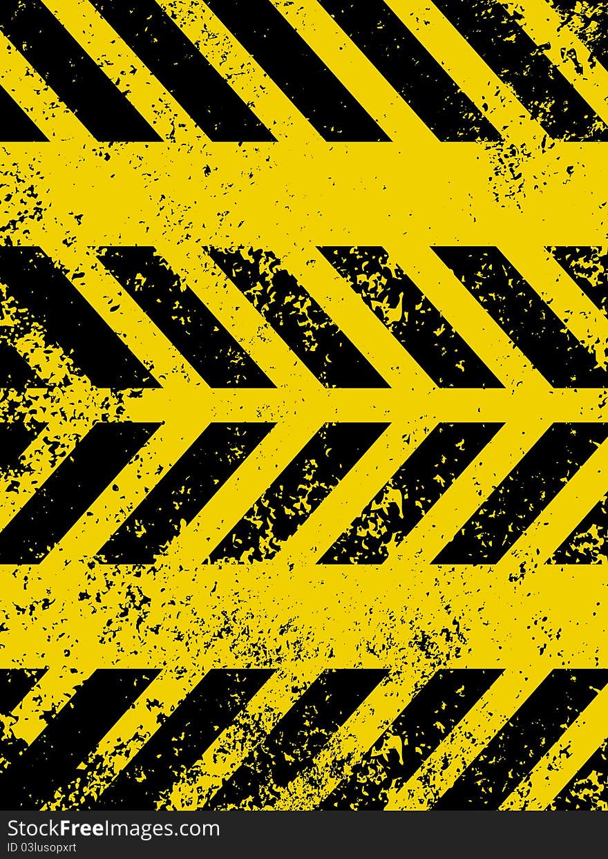 Diagonal hazard stripes texture. These are weathered, worn and grunge-looking. EPS 8 file included. Diagonal hazard stripes texture. These are weathered, worn and grunge-looking. EPS 8 file included