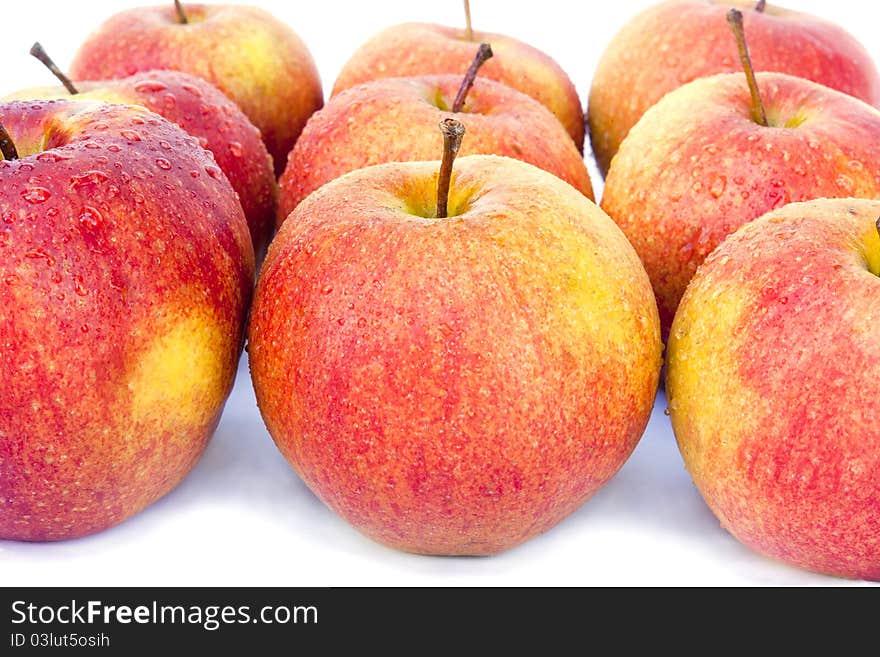 Apples Macspur isolated on a white background