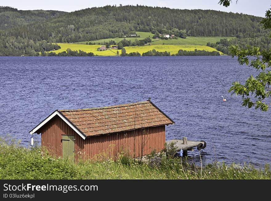 Randsfjorden is Norway's fourth largest lake. Its greatest depth is 120 metres. The lake is 135 metres above sea level. It is located in the county of Oppland. Many people have their boat houses by the lake where they spend their holidays. Randsfjorden is Norway's fourth largest lake. Its greatest depth is 120 metres. The lake is 135 metres above sea level. It is located in the county of Oppland. Many people have their boat houses by the lake where they spend their holidays.