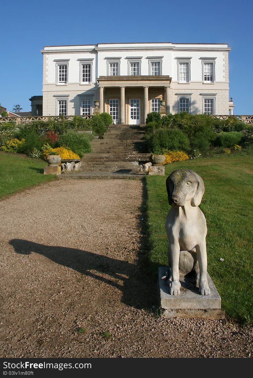 An English Country House in the summer. An English Country House in the summer