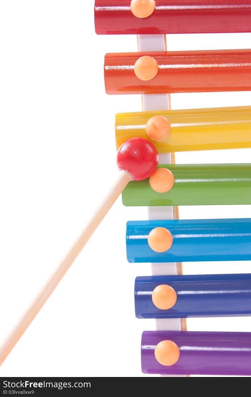 Part of childs toy xylophone, child toy