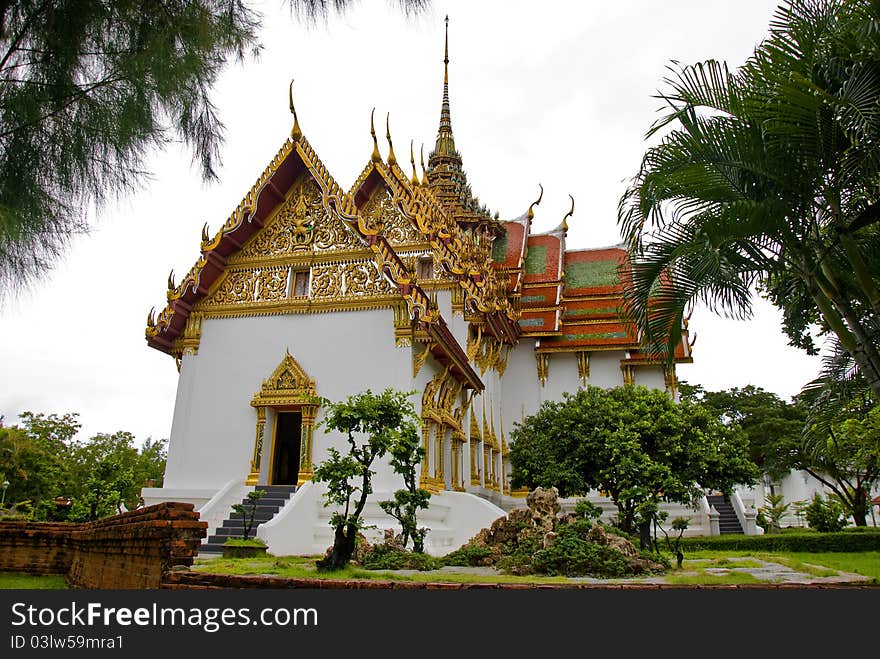 Dusit Maha Prasat Throne Hall. The actual size model.