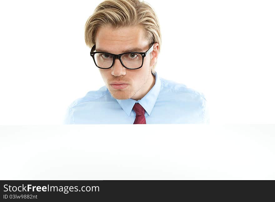 Businessman with glasses