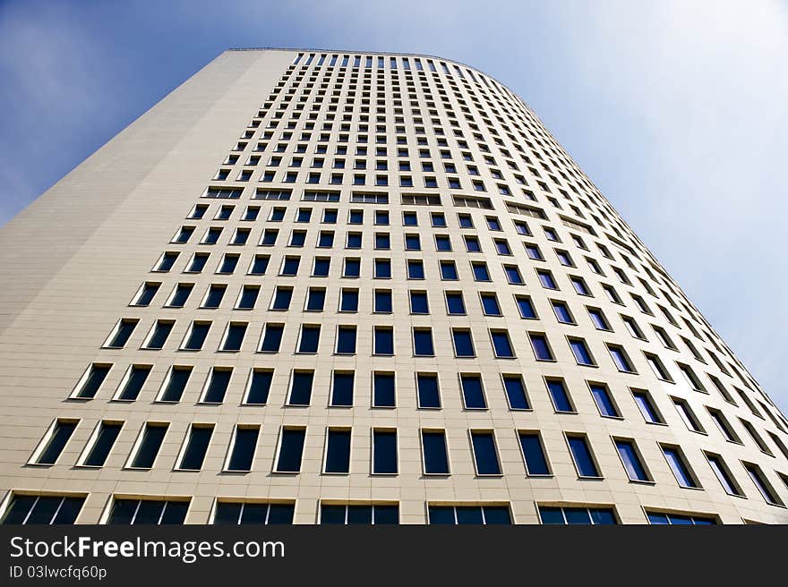 The new building of business center in Moscow, Russia. The new building of business center in Moscow, Russia