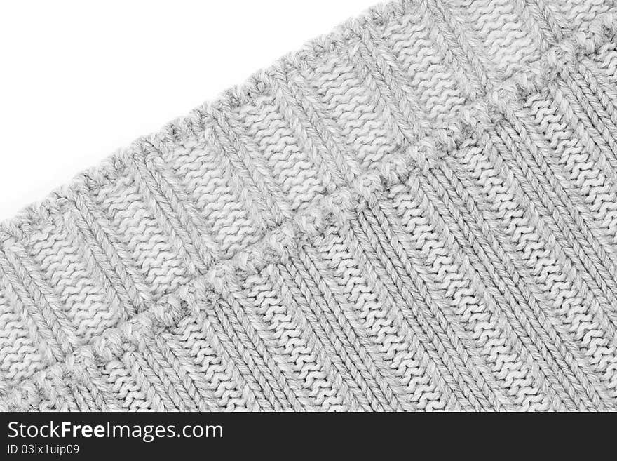 Abstract background of knitted wool