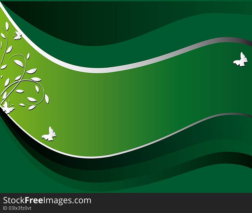 Green banner