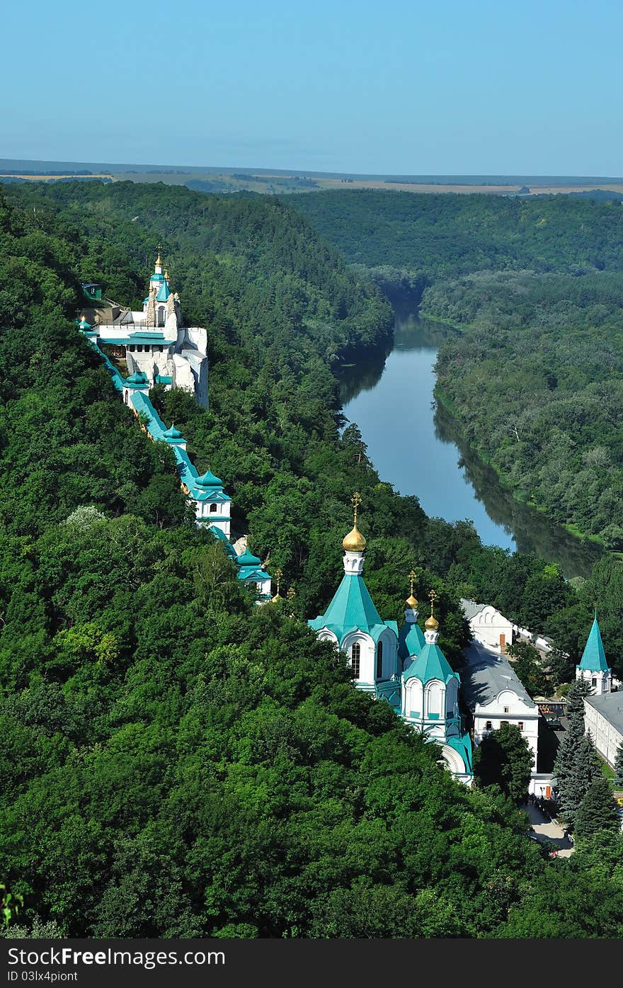 Monastery on the river