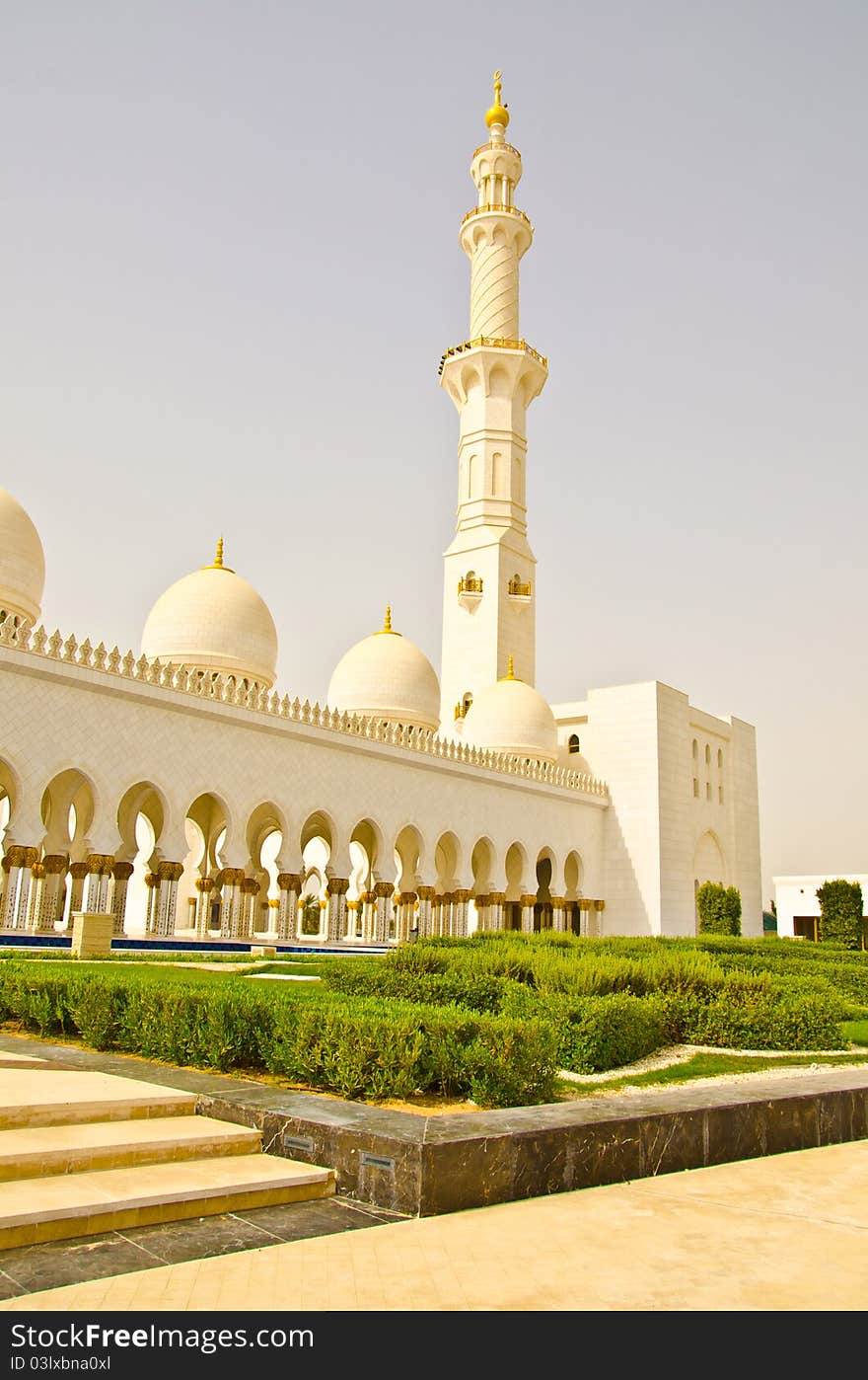 Sheikh Zayed Mosque in Abu Dhabi City