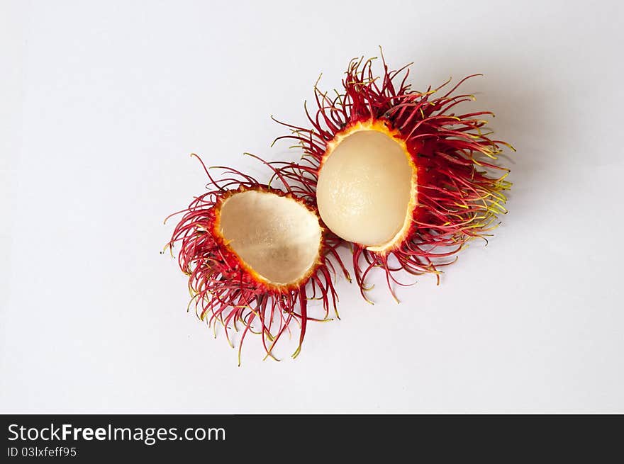 Rambutan is very goog some thai fruits