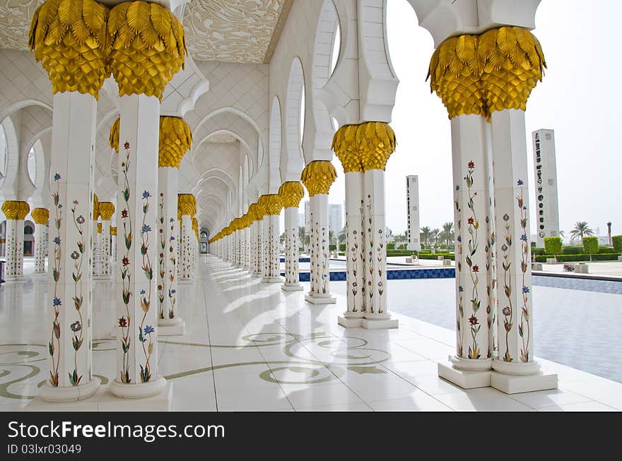 Sheikh Zayed Mosque in Abu Dhabi City