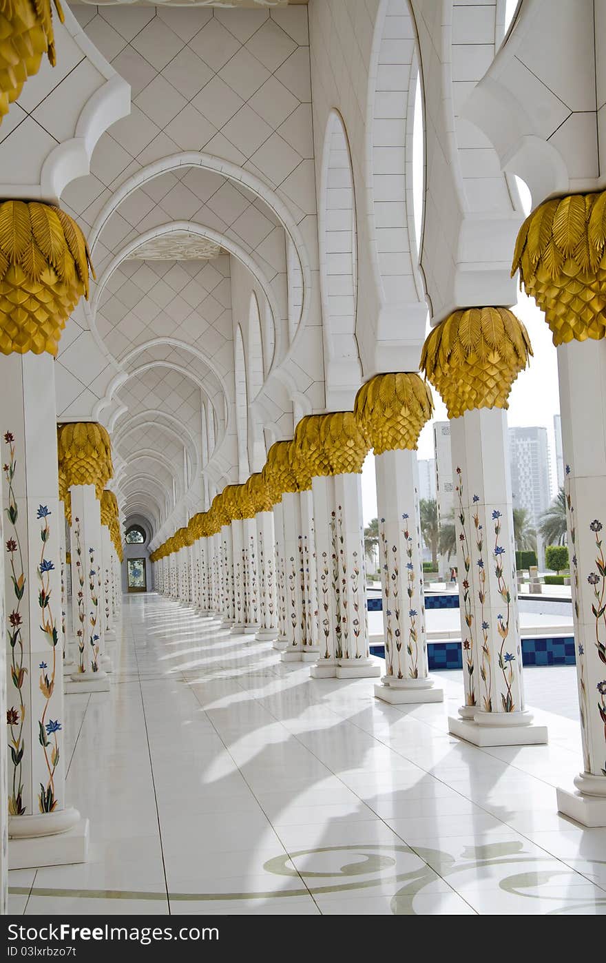 Sheikh Zayed Mosque In Abu Dhabi City