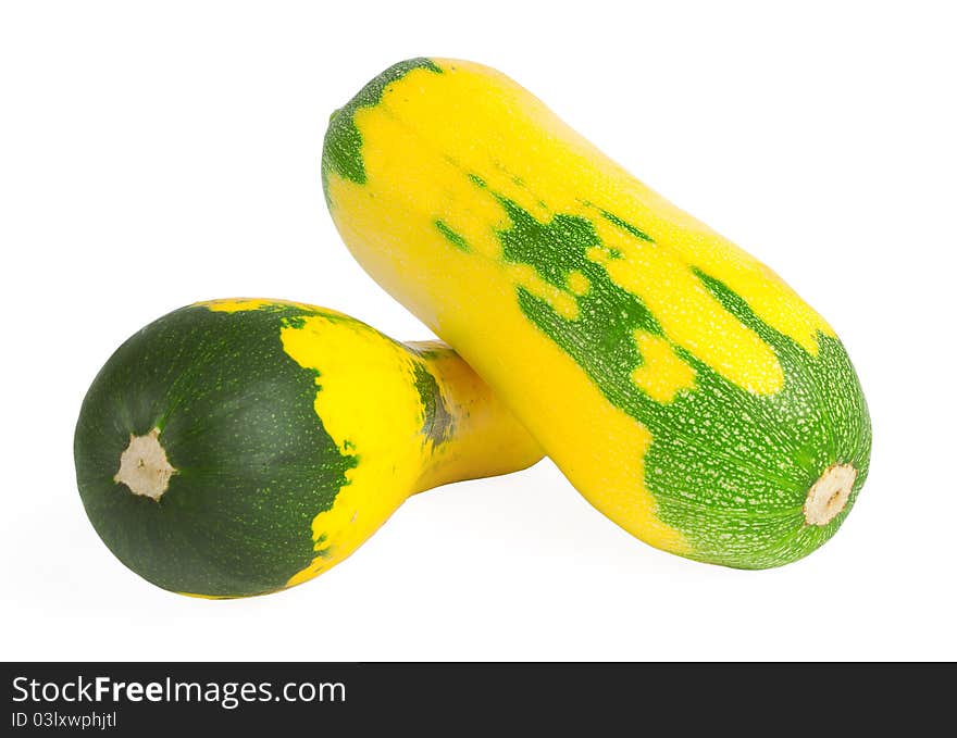 Two Ripe Raw Zucchini