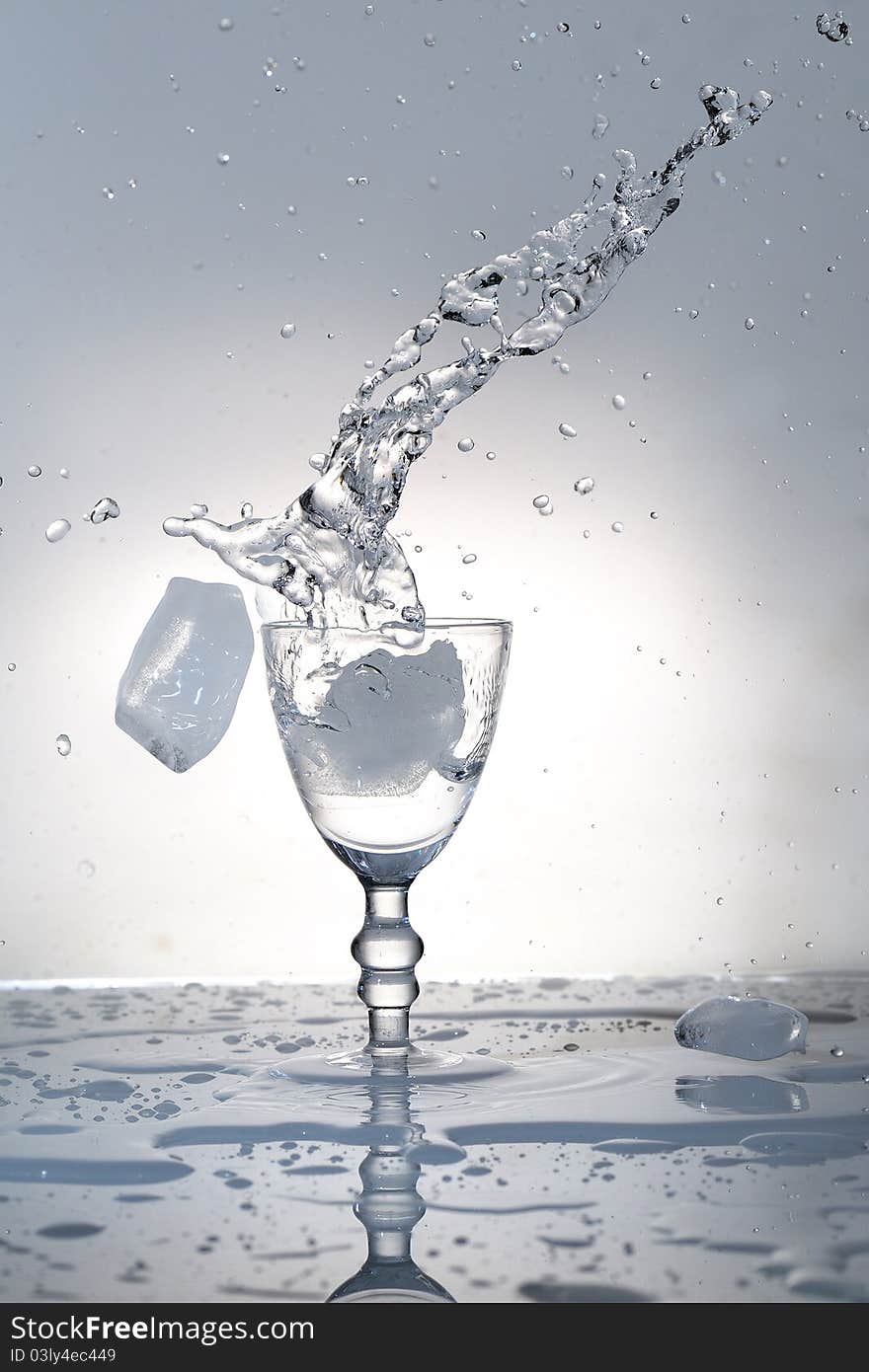 High-speed photography of a drink