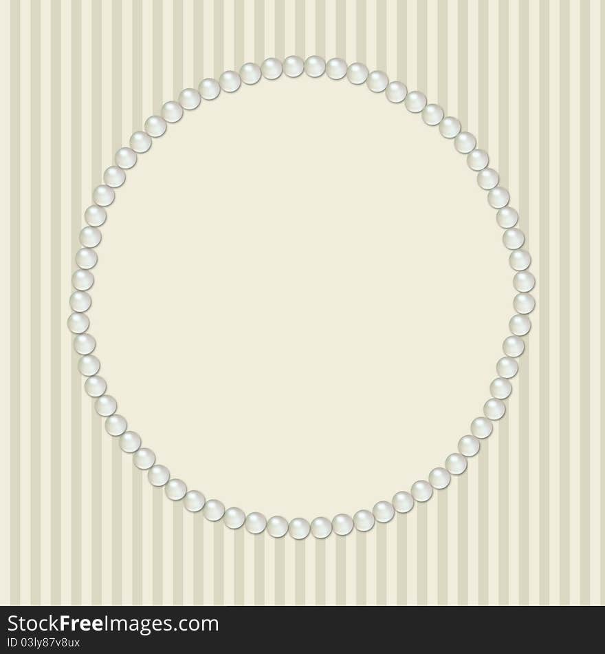 Background with pearls