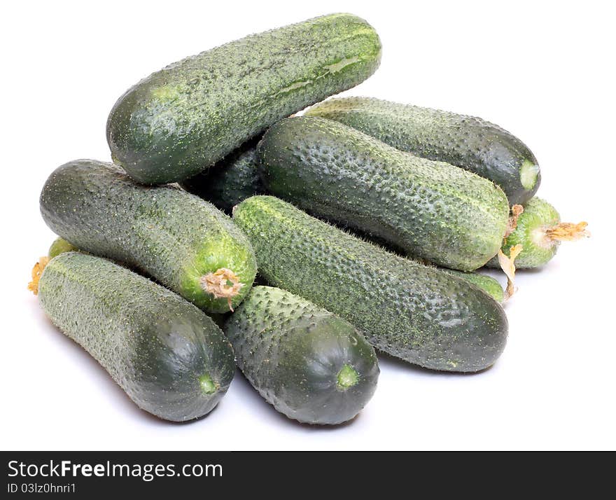 Color photo of vegetables on white background. Color photo of vegetables on white background