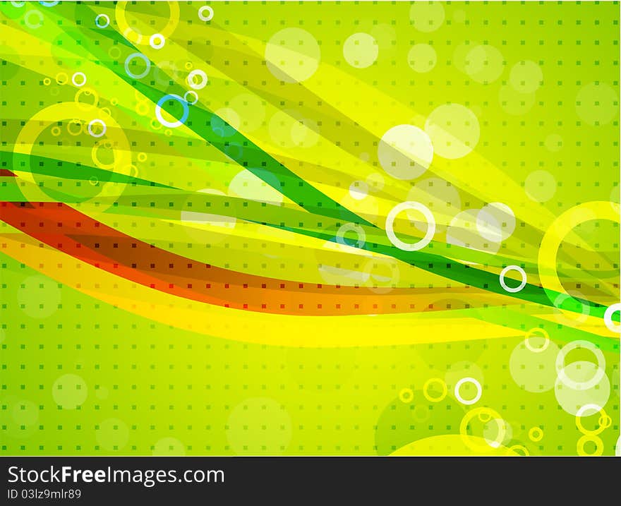 Abstract Color Lines. Vector Background