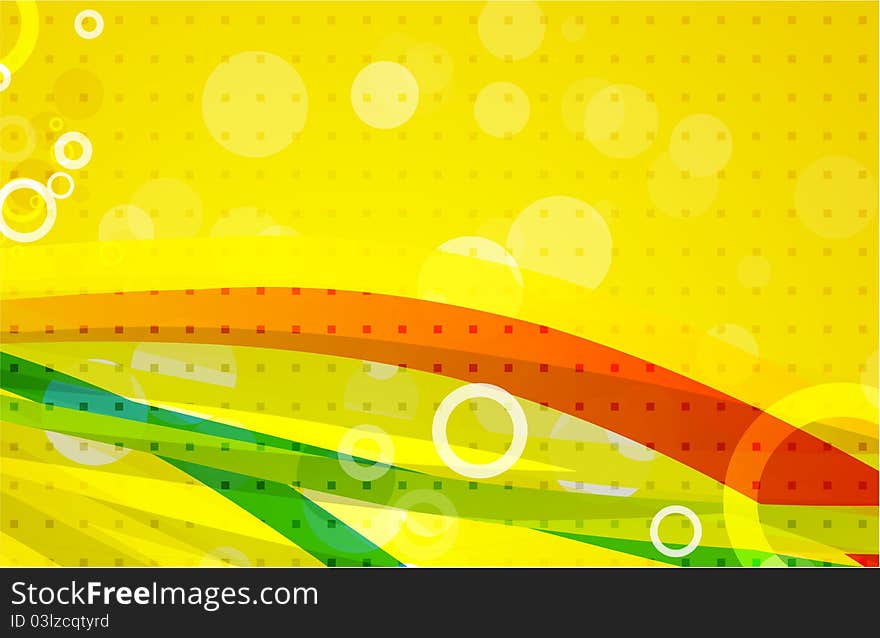 Abstract Color Lines. Vector Background