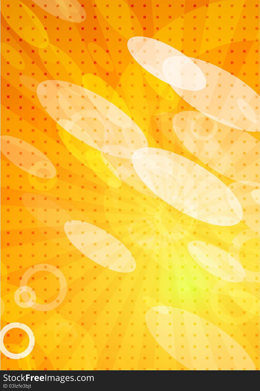 Red And Orange Abstract Vector Background