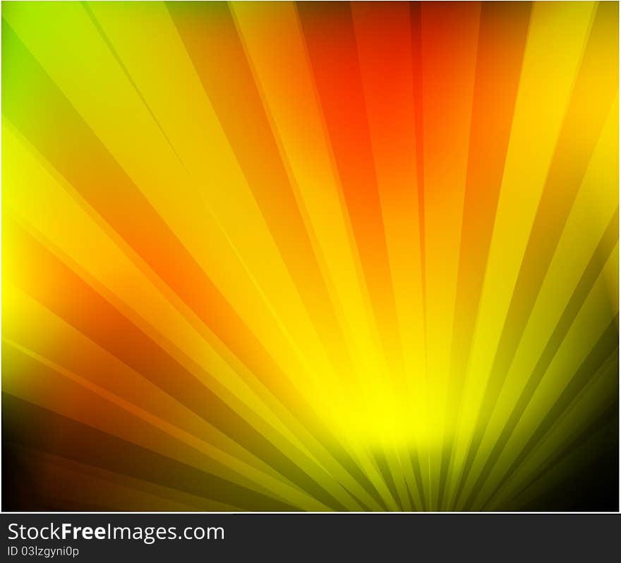 Abstract space glowing background