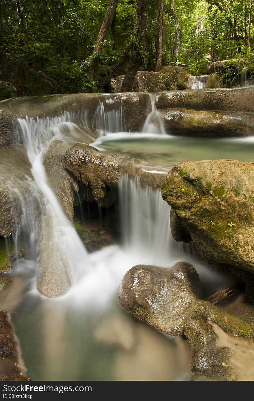 Erawan waterfall