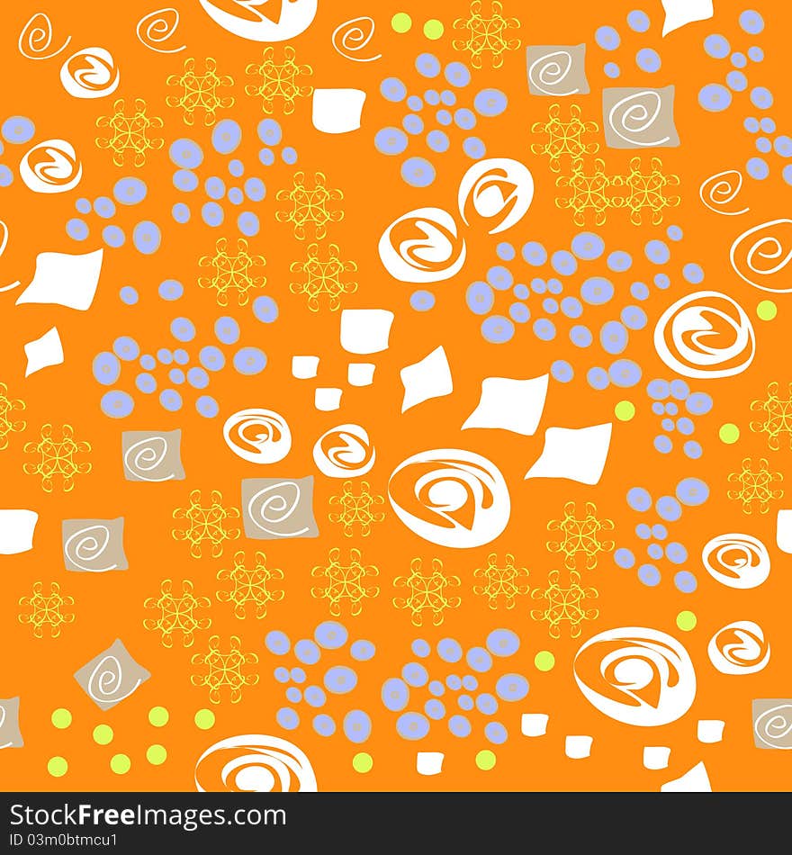 Cartoon abstract style seamless wallpaper. Cartoon abstract style seamless wallpaper