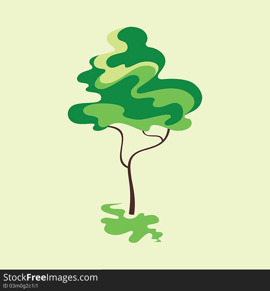 Stylized tree