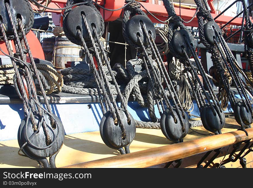 Old ship s ropes