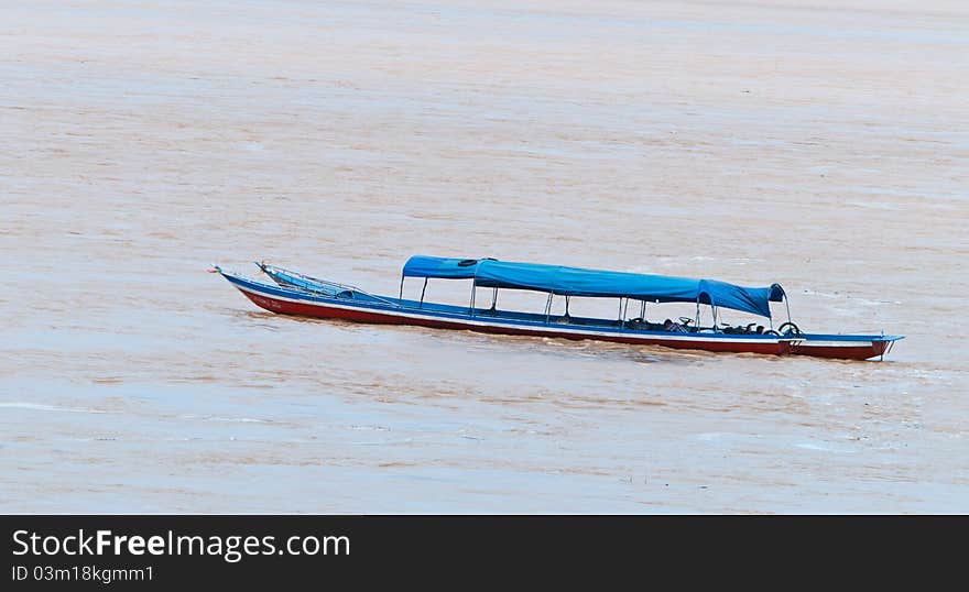 touring boat in the river