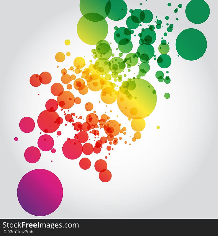 Abstract circles colorful background rainbow. Abstract circles colorful background rainbow