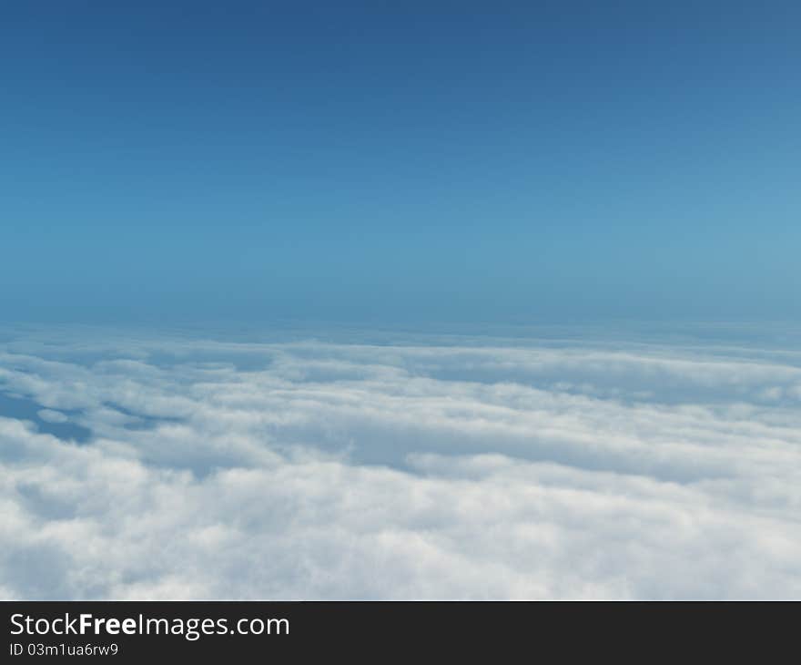 Sky with clouds