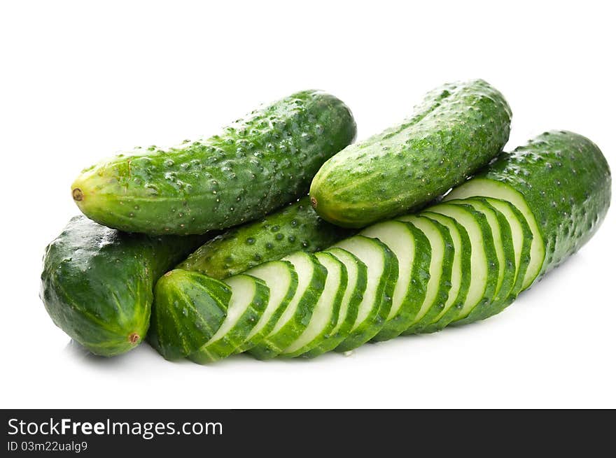 Fresh cucumbers