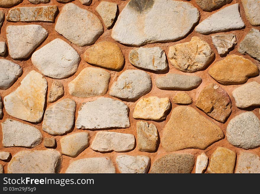 Beautiful old fashioned stone wall made from large rocks. Beautiful old fashioned stone wall made from large rocks