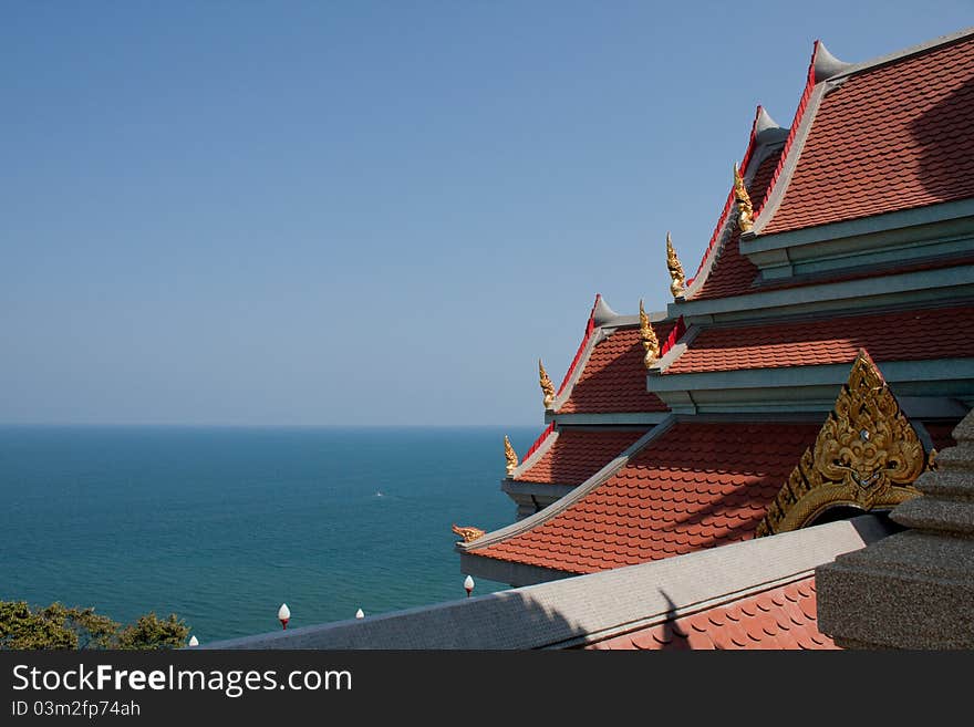 Temple in southern Thailand.